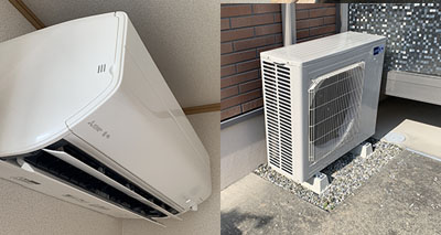 唐津市で5.6kwエアコン取り付け工事